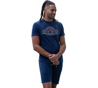 Duke - "D555 Cheltenham" T-shirt col rond pour homme DC551 (M) (Bleu foncé)