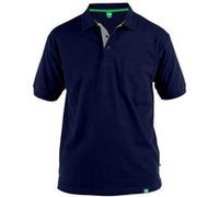 Duke D555 Grant - Polo grande taille - Homme (6XL) (Bleu marine) - UTDC106 Bleu Marine, Bleu marine