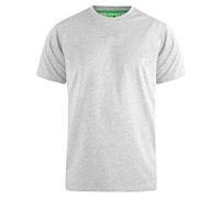 DUKE D555 Kingsize Flyers - T-Shirt col Ras-du-Cou - Homme (7XL) (Gris)