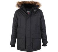 Duke - "D555 Lovett" Parka pour homme DC308 (6XL) (Noir)