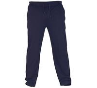 Duke D555 Pantalon de jogging élastique à ourlet ouvert pour homme Bleu marine Taille 8XL (Rory), bleu marine, 8XL plus