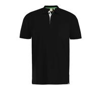 Duke D555 Polo à manches courtes pour homme avec poche poitrine Noir uni Taille 8XL, Noir , 8XL plus