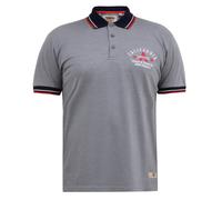 Duke D555 - Polo motif/style brodé et rayures grande taille MERSEA - (DC475)