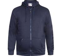 Duke - "D555 Rockford Cantor" Sweat à capuche avec fermeture éclair sur toute la longueur pour homme DC104 (3XL) (Bleu marine)