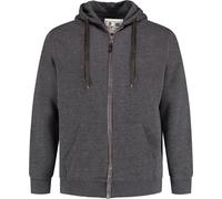 Duke - "D555 Rockford Cantor" Sweat à capuche avec fermeture éclair sur toute la longueur pour homme DC104 (8XL) (Gris)