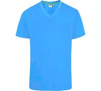 Duke - "D555 Signature 2" T-shirt col V pour homme DC167 (2XL) (Bleu)