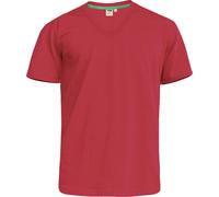 Duke - T-shirt col V Signature - homme (6XL) (Rouge) - UTDC184 Rouge