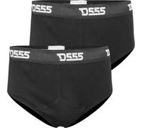 Duke - "D555 Thompson" Slip pour homme en Y(pack de 2) DC463 (7XL) (Noir)