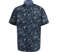 Duke - "D555 Worthing" chemise pour homme à manches courtes DC561 (S) (Bleu marine)