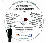 Duke Ellington and His Famous Orchestra (1933) Restauré pour Blu-Ray Audio
