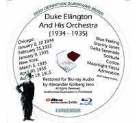 Duke Ellington and His Famouse Orchestra (1934-1935) Restauré pour Blu-Ray Audio