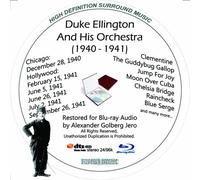 Duke Ellington and His Famouse Orchestra (1940-1941) Restauré pour Blu-Ray Audio
