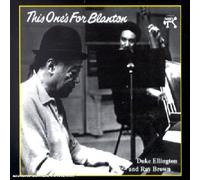 Duke Ellington And Ray Brown - This One's For Blanton - Digipack
