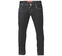 Duke - Jeans Cedric Design étroit pour homme, Bleu indigo, 117cm-S