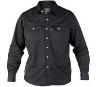 DUKE Jeans Chemises Noir En Taille 1XL À 8XL