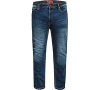 Duke Jeans Stretch Homme Ambrose, King Size, Tapered Fit DC180 (52L (taille jeans)) (Bleu Vintage)
