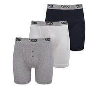 DUKE London - Boxers Driver - Homme (L) (Noir/Gris/Blanc)