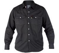 Duke London Hommes Wester. Style Jeans Chemise, 2 Options Couleur