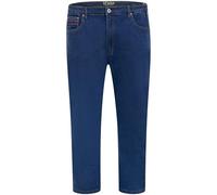 Duke London Mens Bailey Nouvelle Taille élastiquée King-size Jeans En Denim Black W44- L30