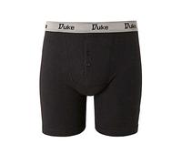Duke London Men's Kingsize Pack Of 3 Plain Cotton Boxers Shorts-4XL