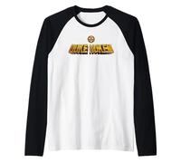 Duke Nukem Logo Radiation Symbol Official Retro Gaming Manche Raglan