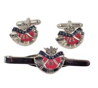 Duke of Cornwalll's Light Infantry (DCLI) Boutons de manchette et pince à cravate