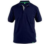 Duke - Polo grande taille GRANT - Homme (8XL) (Bleu marine) - UTDC106 Bleu Marine