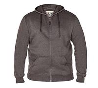 DUKE Rockford - Sweat à Capuche zippé Grande Taille - Homme (3XL) (Gris)