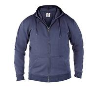DUKE Rockford - Sweat à Capuche zippé Grande Taille - Homme (4XL) (Bleu Marine)