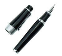 Duke - Stylo plume Charlie Chaplin à pointe courbée, noir