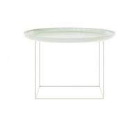 Table d'appoint Duke Medium Ø 70cm laqué removable table top