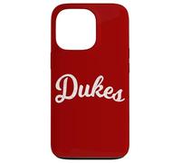 Duke Team Mascotte de Baseball avec Inscription The Duke Coque pour iPhone 13 Pro