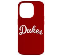 Duke Team Mascotte de Baseball avec Inscription The Duke Coque pour iPhone 14 Pro