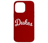 Duke Team Mascotte de Baseball avec Inscription The Duke Coque pour iPhone 14 Pro Max