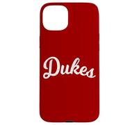 Duke Team Mascotte de Baseball avec Inscription The Duke Coque pour iPhone 15 Plus