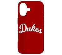 Duke Team Mascotte de Baseball avec Inscription The Duke Coque pour iPhone 17