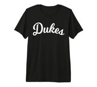 Duke Team Mascotte de Baseball avec Inscription The Duke T-Shirt Haut de Gamme