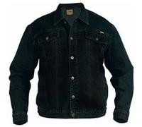 Duke - Veste denim grande taille WESTERN - Homme (2XL) (Noir) - UTDC127 Noir, Noir G