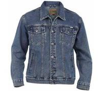 Duke - Veste denim grande taille WESTERN - Homme (5XL) (Bleu) - UTDC127 Bleu, Bleu