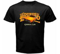 Dukes of Hazzard General Lee Car T-T-Shirts à Manches Courtes Mens Black Tees Unisex T-Shirts à Manches Courtes(Medium)
