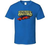 Dukes of Hazzard General Lee T T-Shirts à Manches Courtes(Medium)