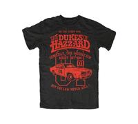 Dukes of Hazzard T Shirt General Lee, 70's Years 80's Cult Car Film Musclecar
