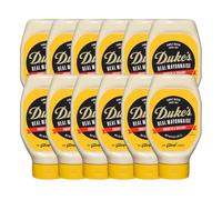 Duke's Real Mayonnaise Squeeze sans sucre, 510 g (lot de 12)