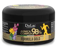 DuLàc, Arnica 98 Formule Renforcée Gold 300 ml, Arnica Gel à la Griffe du Diable, au Menthol et à la Lavande, pour Massages à Muscles et Articulations, Testé Dermatologiquement, Made in Italy