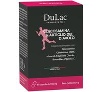 Dulàc Glucosamine et Griffe du Diable - Complément Articulations avec Boswellia, MSM, Collagène, Chondroïtine, Vitamine C - 90 Capsules