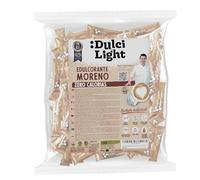 Dulcilight Édulcorant Roux Zero Calorie 100 Buchettes 1g=10g de Sucre Brun Substitut de Sucre de Canne Muscovado Granulé aux Fibres 100% Saveur Naturelle Non OGM Keto Sans Gluten Végétalien
