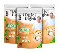 Dulcilight Érythritol Zéro Calorie 3Kg Saveur 100% Naturelle | Édulcorant Poudre Substitut de Sucre Sans OGM Keto Végétalien Sans Gluten | Sans Arrière-Goût Prends Soin de Tes Dents