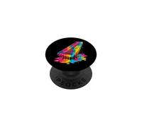 Dulcimeriste Dulcimer-Joueur Drip-Painting-Art 80s Dulcimer PopSockets PopGrip Adhésif