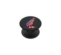 Dulcimeriste Dulcimer-Joueur Drip-Painting-Art USA Dulcimer PopSockets PopGrip Adhésif