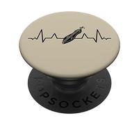 Dulcimeriste Dulcimer-Joueur Musicien Cardiogram Dulcimer PopSockets PopGrip Adhésif